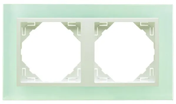 PLAQUE DOUBLE CRISTAL/GLACE