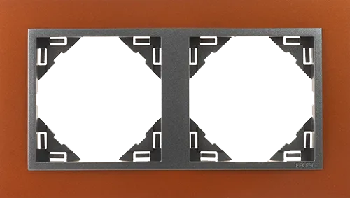 PLAQUE DOUBLE BRIQUE/GRIS